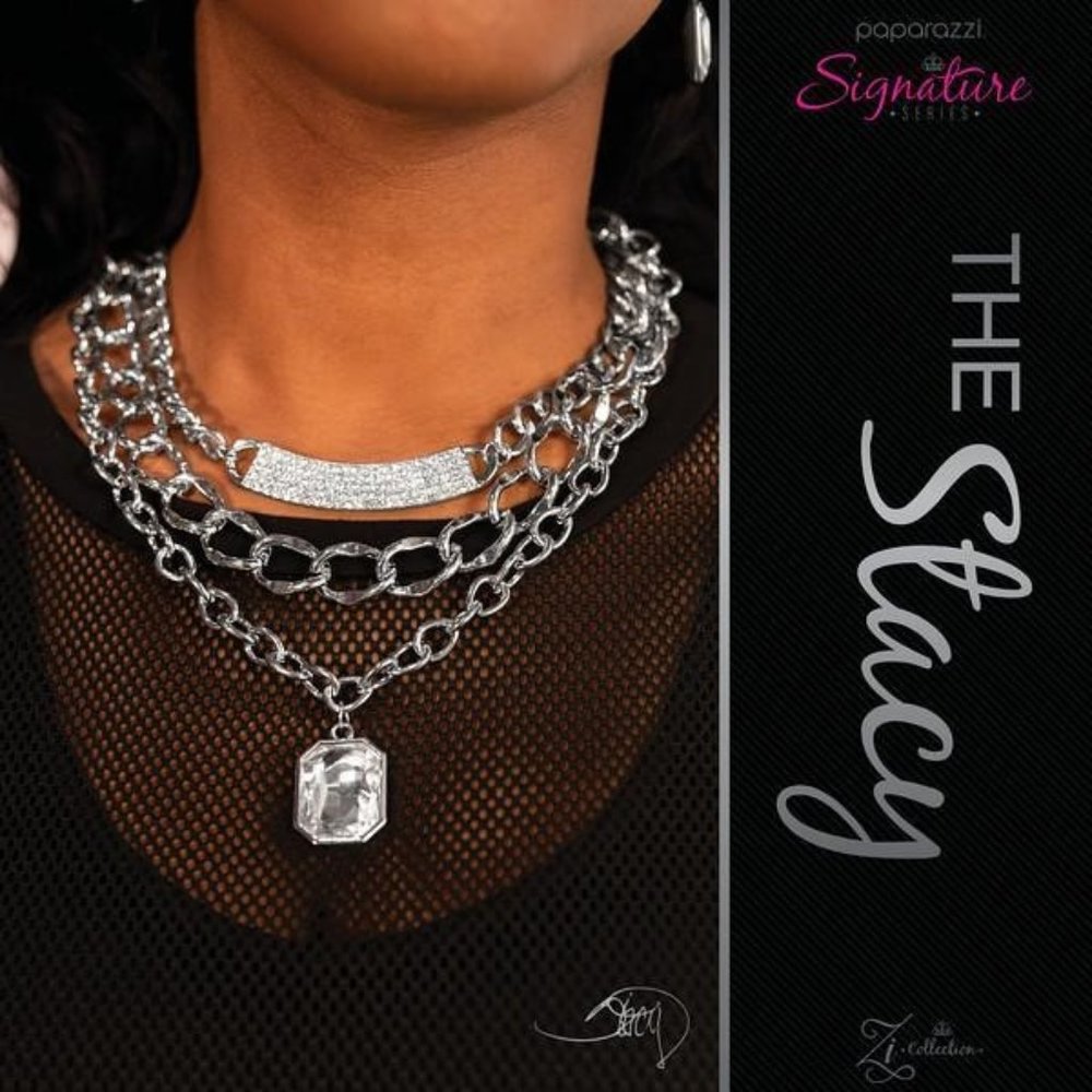 Zi Collection Signature Series The Stacy Necklace and Earrings by Paparazzi…